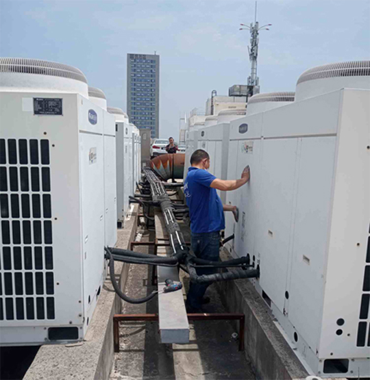 鹤岗市中央空调制热和不制冷系统维修方法